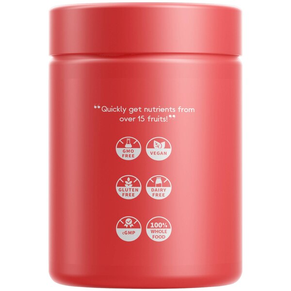 Instantfood Fast Fruits, Whole Food Daily Fruits Vitamins, Reds Superfood 15 Fruits Extracts, 90CT