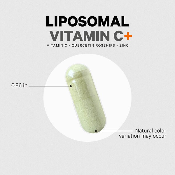 Codeage Liposomal Vitamin C+ Supplement Capsules, 180 CT