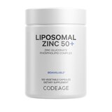 Codeage Liposomal Zinc, 3-Month + Supply, Zinc Gluconate Essential Mineral Vegan Supplement, Non-GMO, 100 CT, thumbnail image