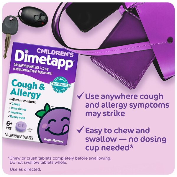 Children's Dimetapp Cough & Allergy Chewable 24 CT