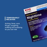 CVS Health Multi-Symptom Nighttime Cold/Flu Relief Softgels, thumbnail image