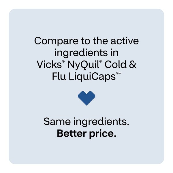 CVS Health Multi-Symptom Nighttime Cold/Flu Relief Softgels