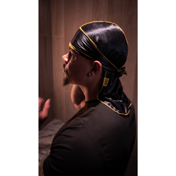 The Cut Buddy Nick Wavy Silky Durag, Black