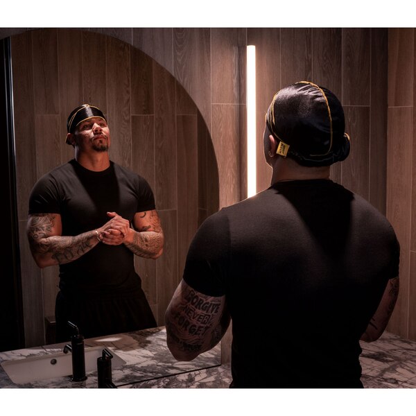 The Cut Buddy Nick Wavy Silky Durag, Black