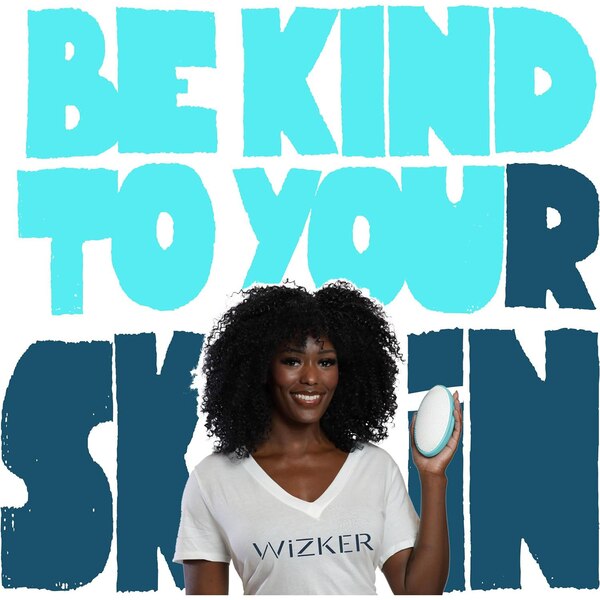 WIZKER Premium Ingrown Hair Exfoliation Brush