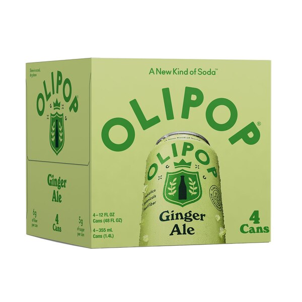 Olipop Ginger Ale, 4 CT