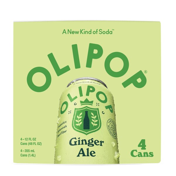 Olipop Ginger Ale, 4 CT