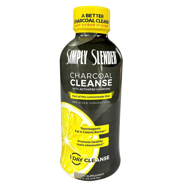 Herbal Brands Simply Slender Charcoal Lemonade