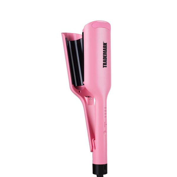 Trademark Beauty Babe Waves X Double Barrel Waver, Pink