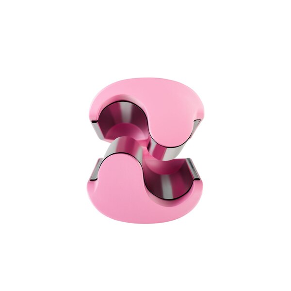 Trademark Beauty Babe Waves X Double Barrel Waver, Pink