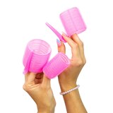Trademark Beauty Velcro Rollers With Clips and Travel Bag, 18 CT, thumbnail image