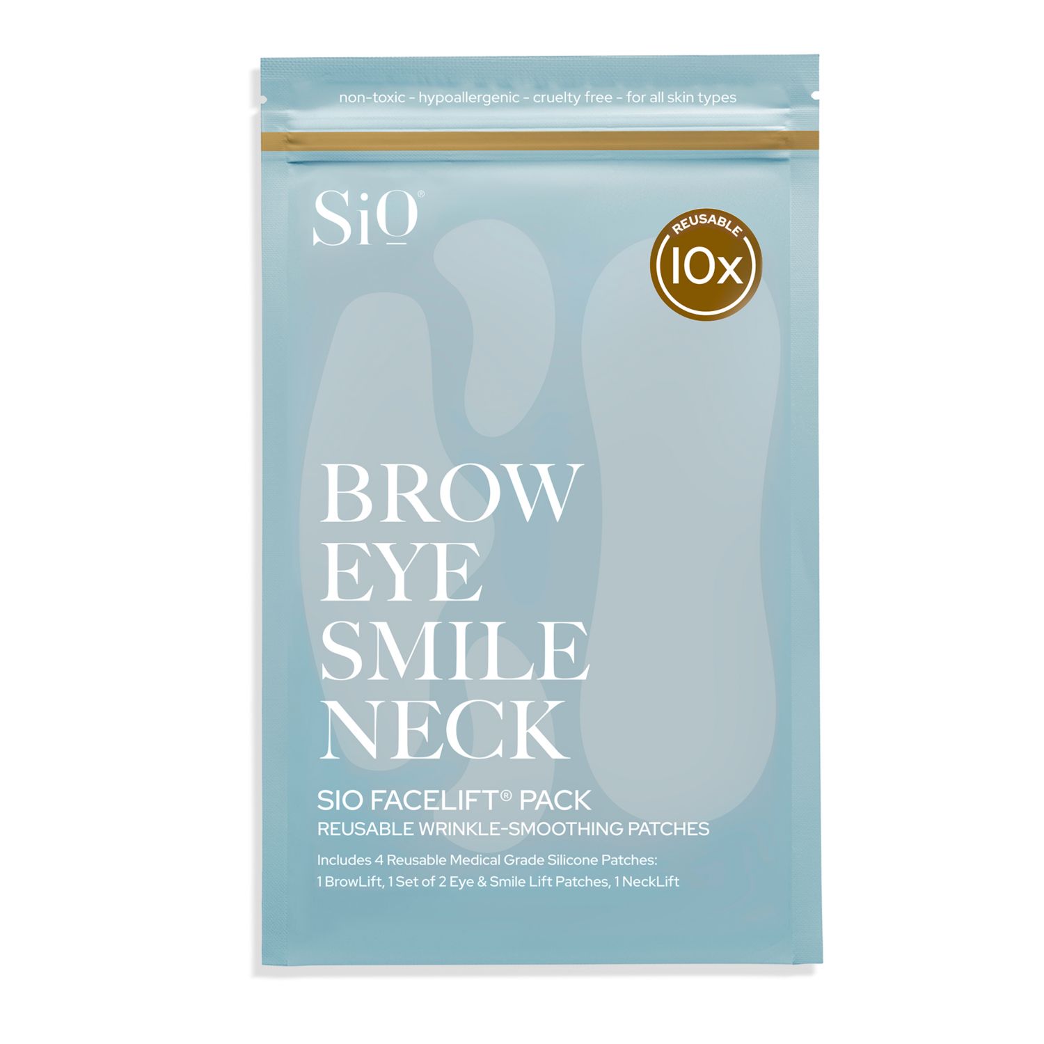 SiO FaceLift Wrinkle Smoothing Pack, 4 CT