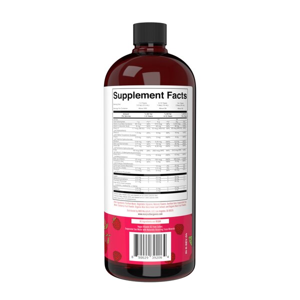 MaryRuth's Liquid Morning Multivitamin, Raspberry, 30 OZ