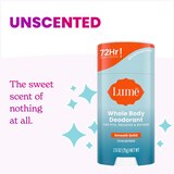 Lume Whole Body Deodorant Stick, Unscented, 2.6 OZ, thumbnail image