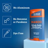 Mando Whole Body Solid Deodorant Stick, Pro Sport, 2.6 OZ , thumbnail image