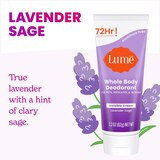 Lume Whole Body Deodorant Cream, Lavender Sage, 2.2 OZ , thumbnail image