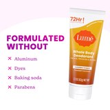 Lume Whole Body Deodorant Cream, Toasted Coconut, 2.2 OZ , thumbnail image