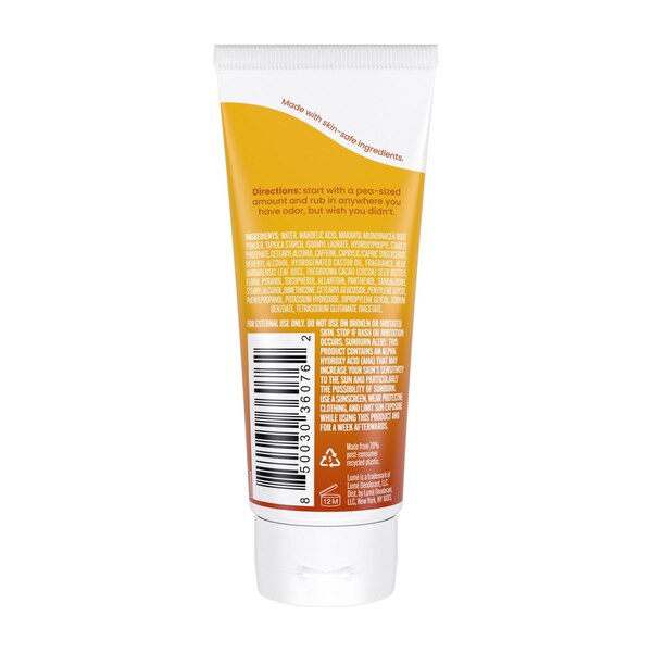 Lume Whole Body Deodorant Cream, Toasted Coconut, 2.2 OZ 