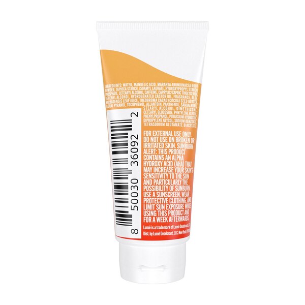 Lume Whole Body Deodorant Invisible Cream, Clean Tangerine, 0.5 OZ