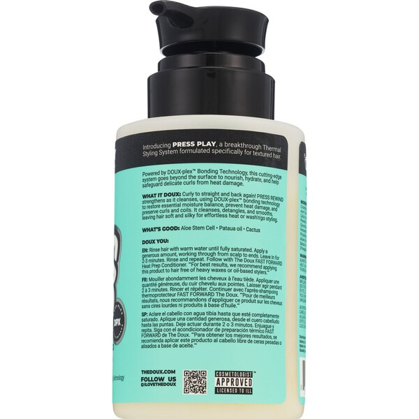 The Doux Press Rewind Curl Retention Shampoo, 8 OZ