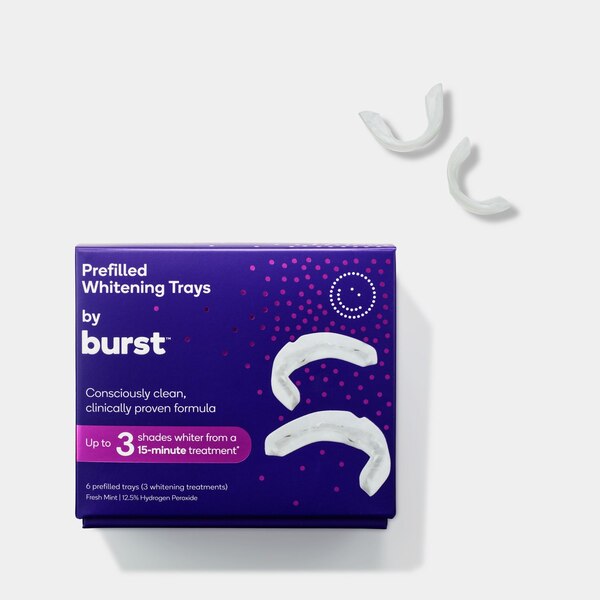 Burst Prefilled Whitening Trays, 3 Treatments