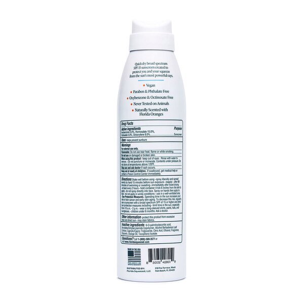 Florida Squeezed SPF 15 Spray