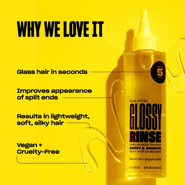 Babe Originals Locks Glossy Rinse Lamellar Water Treatment, 8.45 OZ