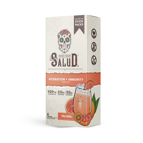 Salud Hydration + Immunity Drink Mix, Paloma, 6 ct, 1.27 oz