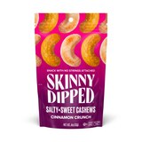 SkinnyDipped, Salty and Sweet Cinnamon Crunch Cashews, 4 oz, thumbnail image