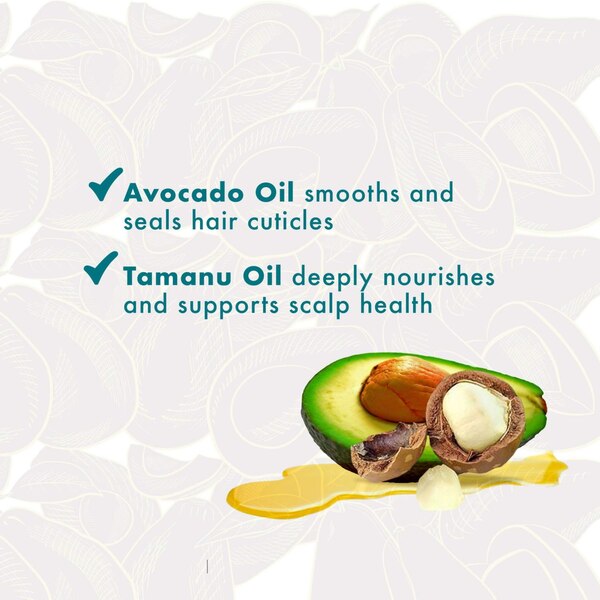 Mielle Avocado & Tamanu Anti-Frizz Stay Straight Serum,  8 OZ