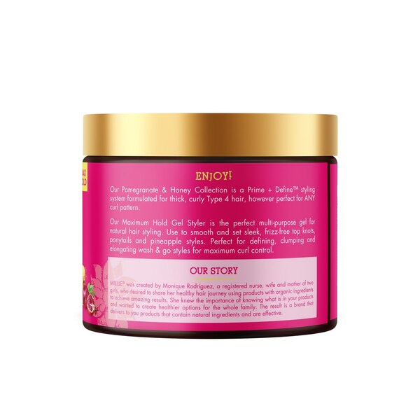 Mielle Maximum Hold Gel Styler, 16 OZ