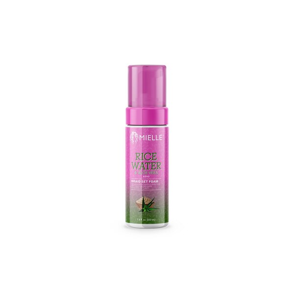 Mielle Rice Water Braid Set Foam, 7.5 OZ