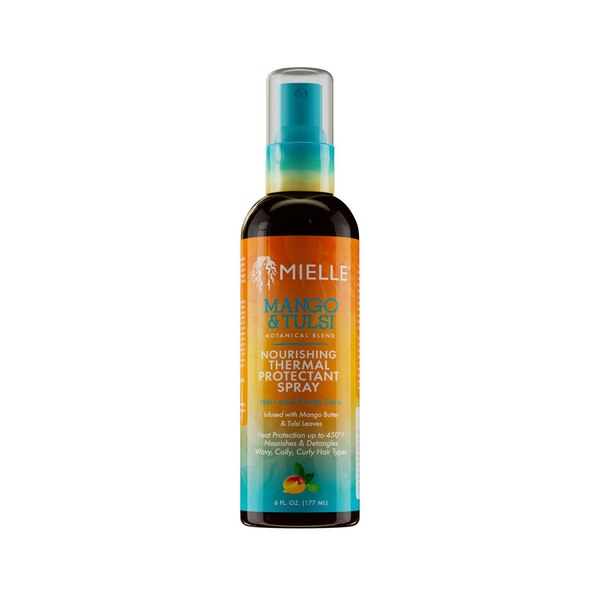 Mielle Mango & Tulsi Nourishing Thermal Protectant Spray, 6 OZ