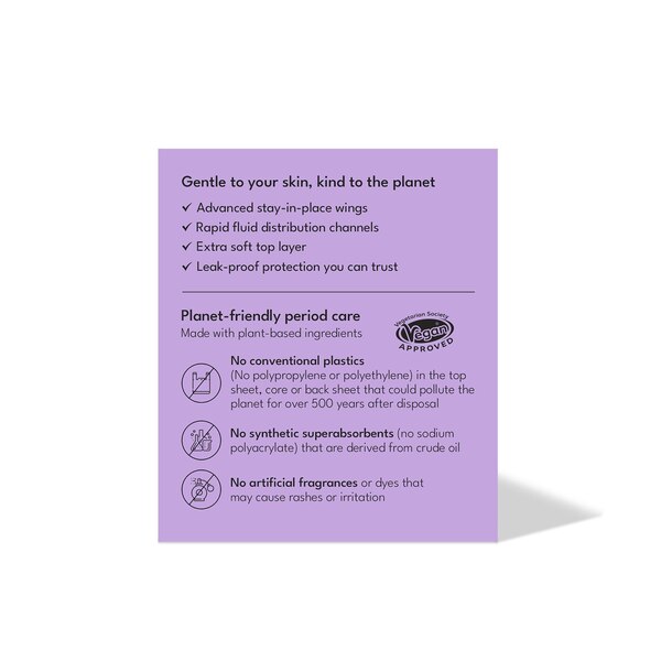 Sparkle Plant-based Maxi Pads, 10 CT