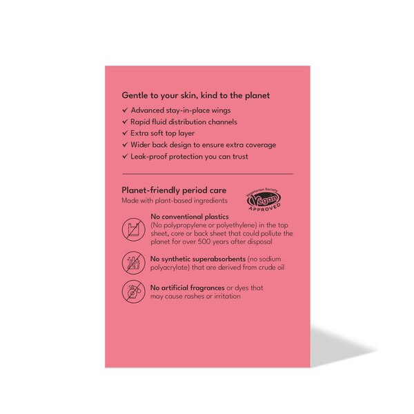 Sparkle Plant-based Maxi Pads, 10 CT