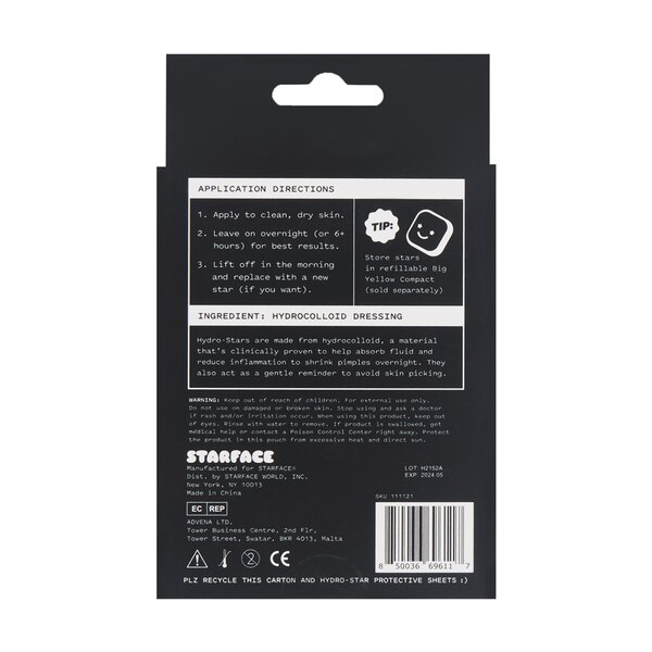 Starface Black Star Pimple Patches, 32 CT