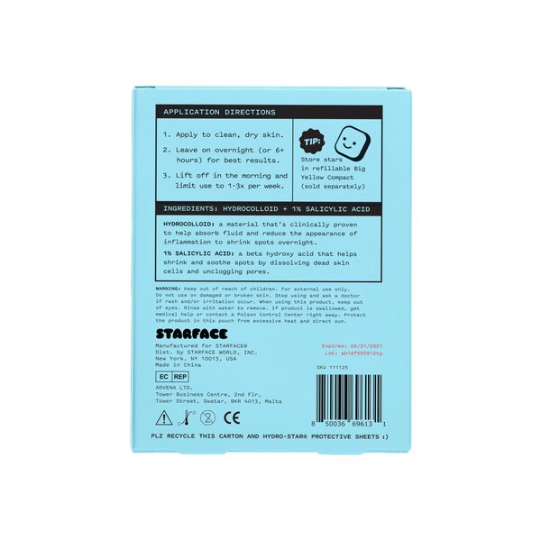 Starface Hydro-Star+Salicylic Acid Refill Mini Pack, 16 CT