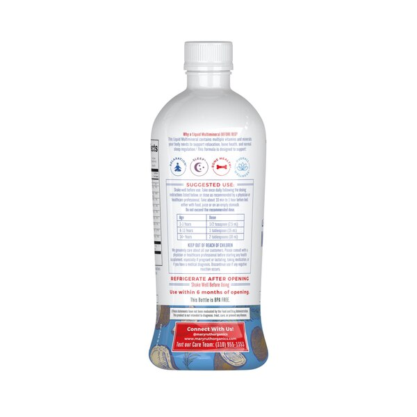 MaryRuth's Liquid Nighttime Multimineral, Coconut Dream, 30 OZ