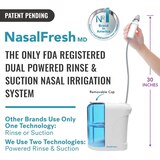 NasalFresh MD Dual Powered Nasal Irrigation System +30 CT Saline Packets, thumbnail image