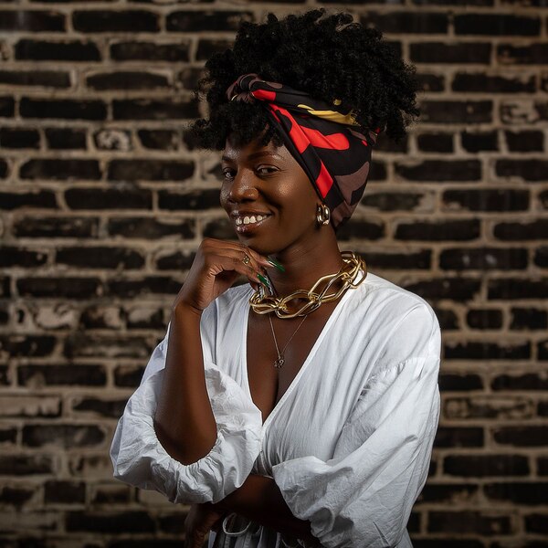 Pardon My Fro Harlem Head Wrap, 27 in x 72 in