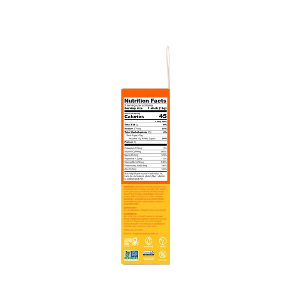 Liquid I.V. Immune Support Hydration Multiplier Powder Packet, Tangerine, 3 CT
