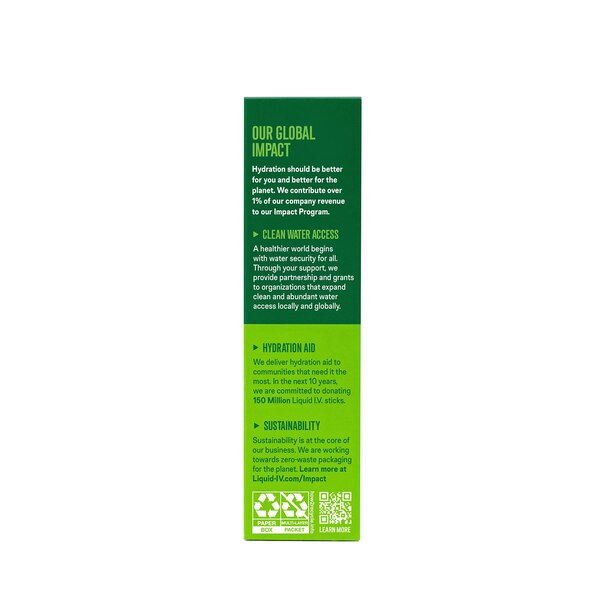 Liquid I.V. Hydration + Energy Multiplier, Electrolyte Drink Mix, Mango Tamarind, 6 CT