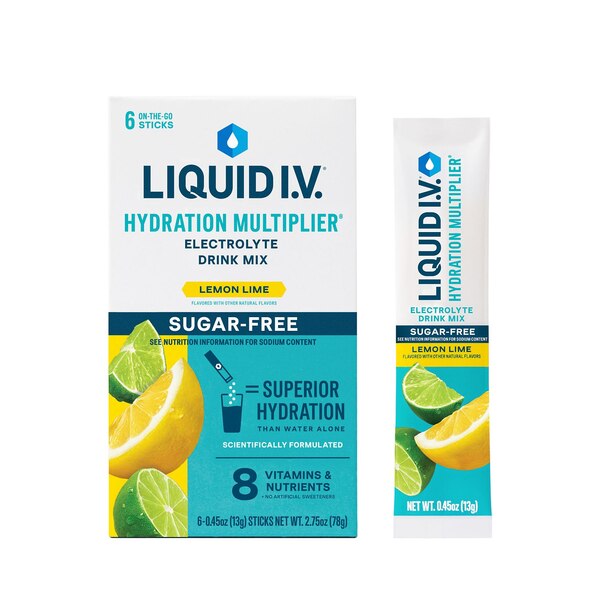 Liquid I.V. Hydration Multiplier, Sugar Free, 6 CT