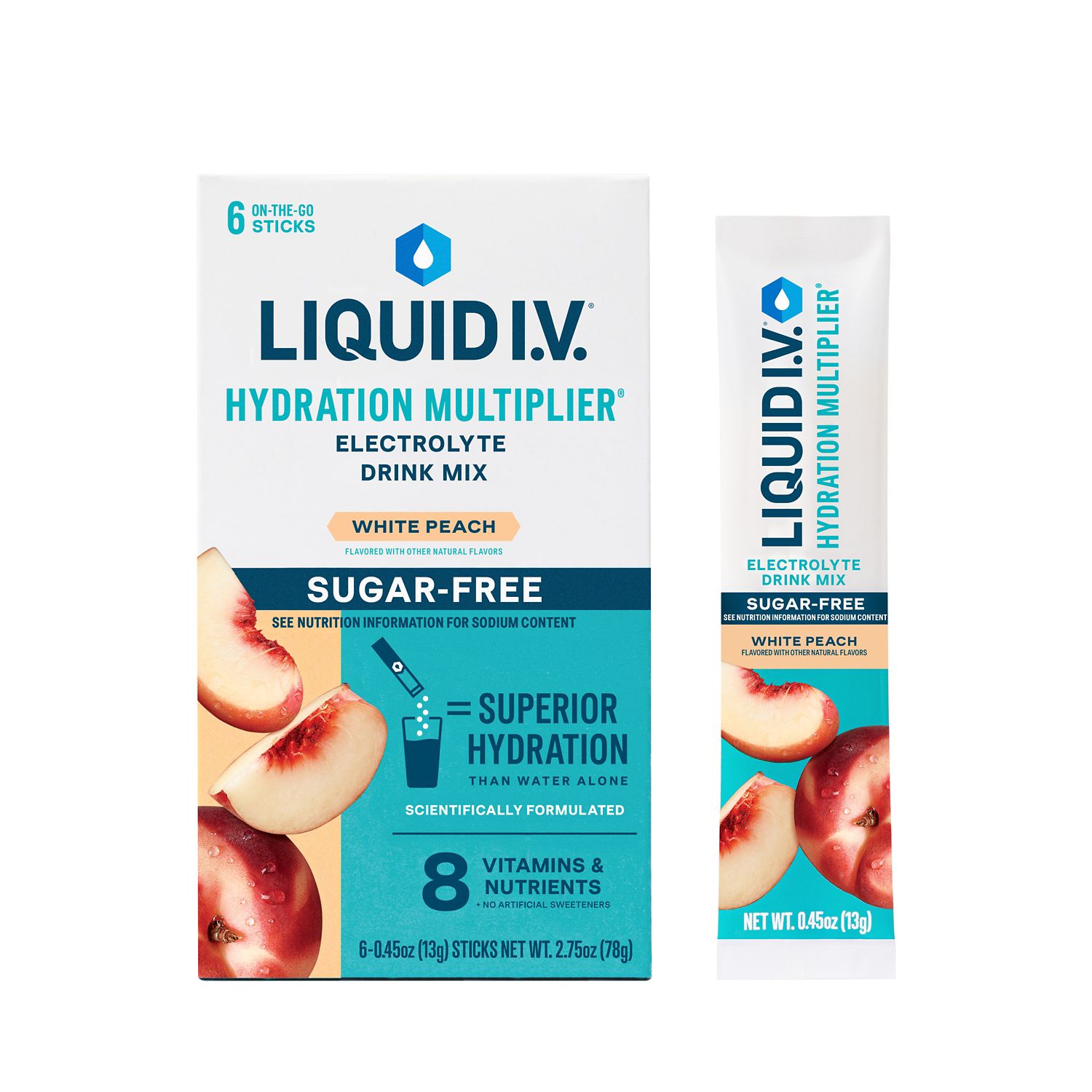 Liquid I.V. Hydration Multiplier, Sugar Free, 6 CT