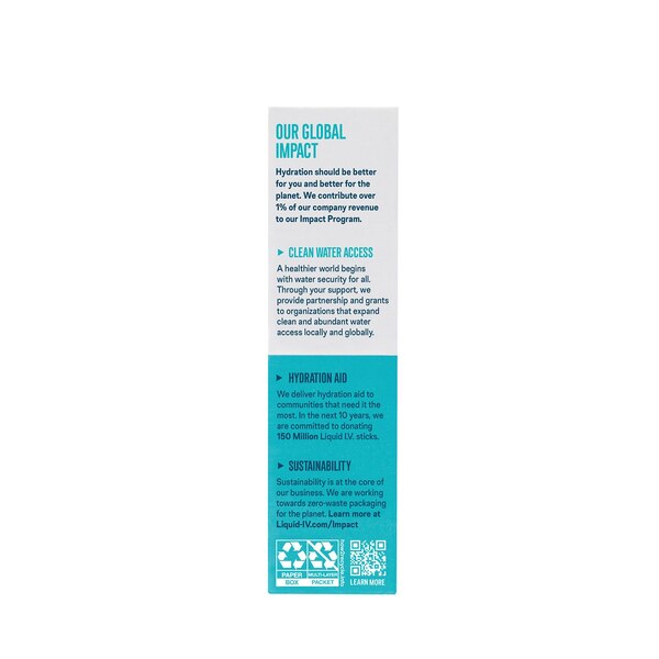 Liquid I.V. Hydration Multiplier, Sugar Free, 6 CT