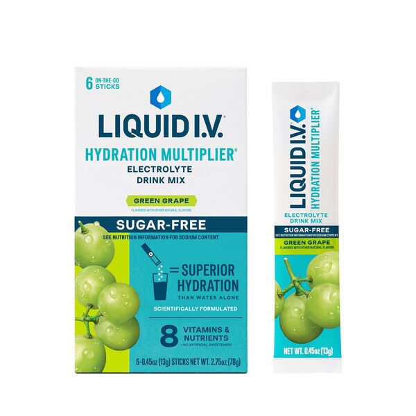Liquid I.V. Hydration Multiplier, Sugar Free, 6 CT