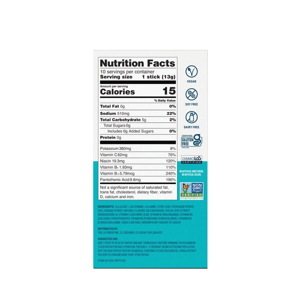 Liquid IV White Peach Sugar Free, 10 CT