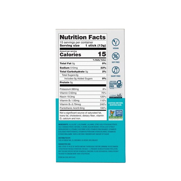 Liquid I.V. White Peach Sugar Free Hydration Multiplier Powder Packet, 15 CT
