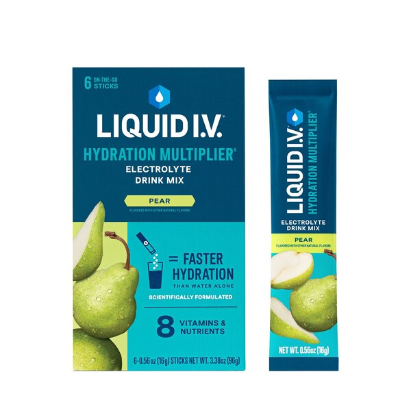 Liquid IV, Pear Hydration Multiplier Powder Packet, 3.38 Oz