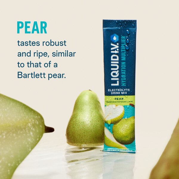 Liquid IV, Pear Hydration Multiplier Powder Packet, 3.38 Oz